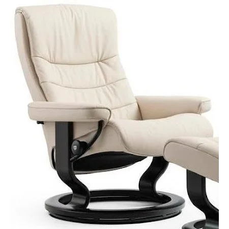 Medium Reclining Chair with Classic Base